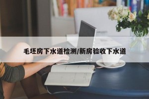 毛坯房下水道检测/新房验收下水道